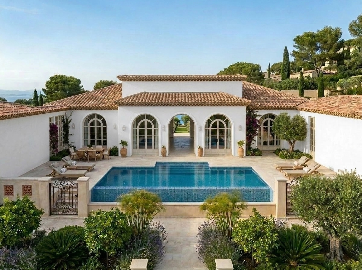 Facade design in Mediterranean Facade style — Facade by GenRoom AI
