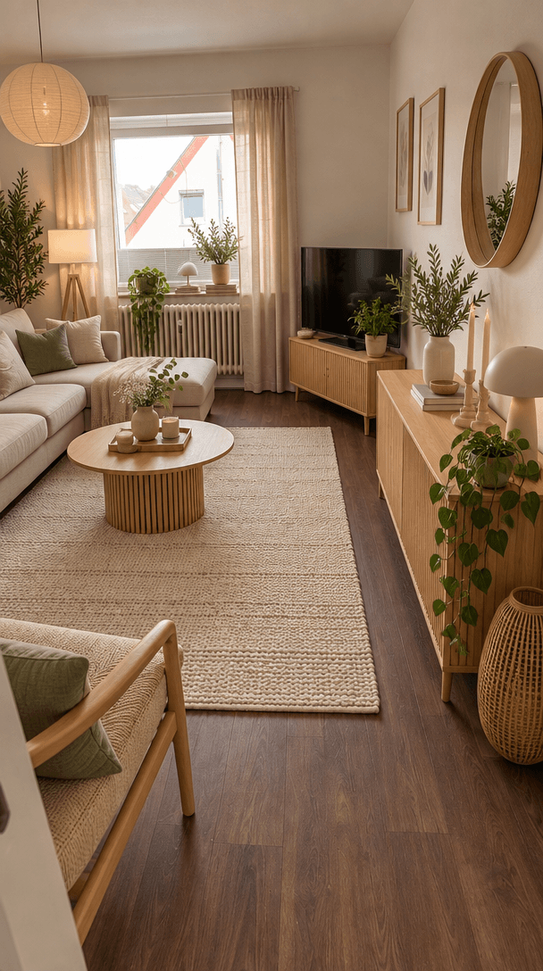 Scandinavian Living Room design — interior photo by GenRoom AI