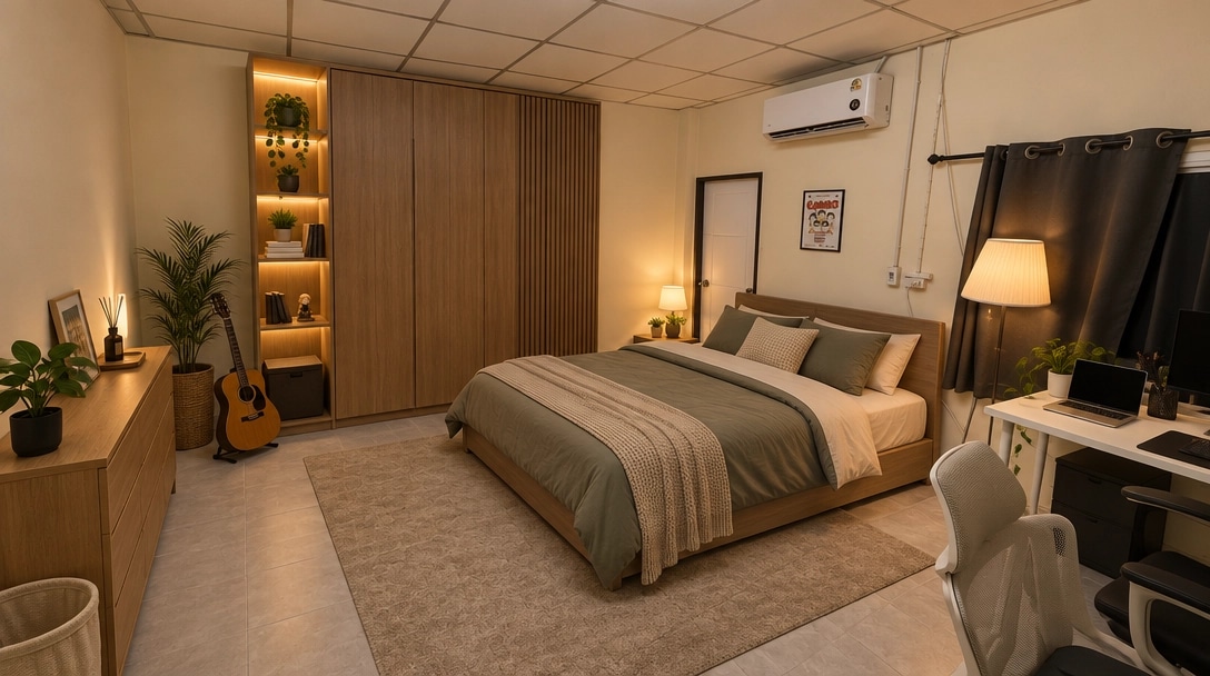 Interior design in Contemporary style — Bedroom by GenRoom AI