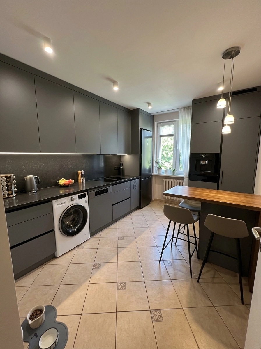 Kitchen interior in Contemporary style — photo by GenRoom AI