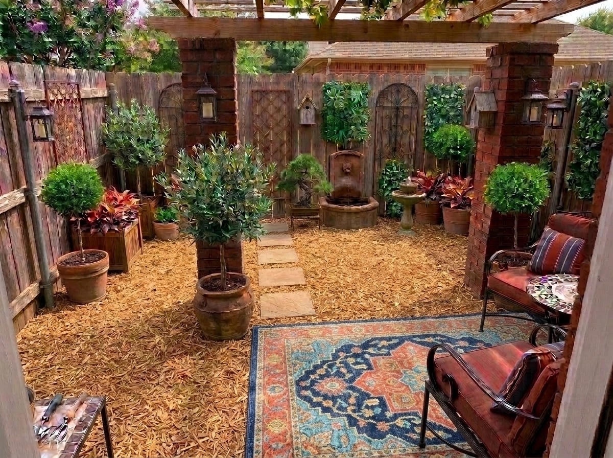 Mediterranean Yard Yard design — yard photo by GenRoom AI