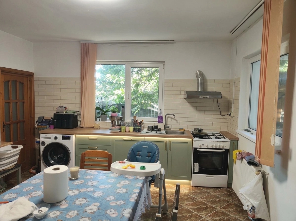 Kitchen interior in no_style style — photo by GenRoom AI