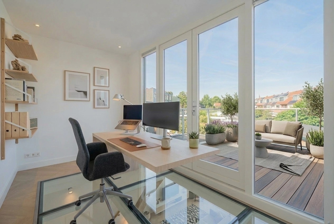 Scandinavian Office design — interior photo by GenRoom AI