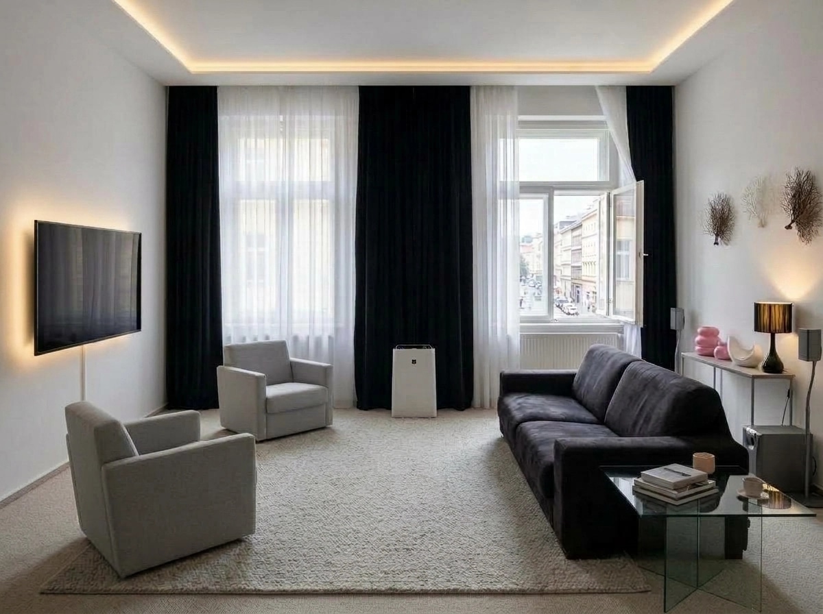 Minimalism Living Room design — interior photo by GenRoom AI