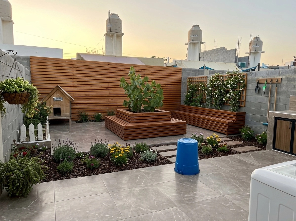 Yard design in no_style style — photo by GenRoom AI