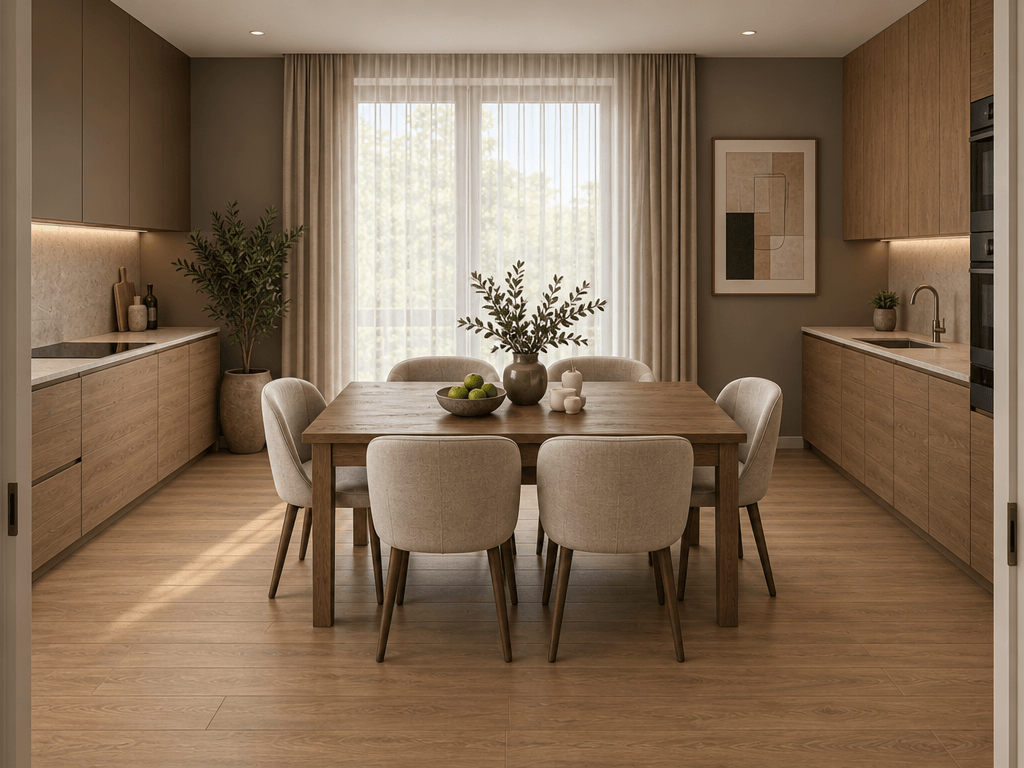 Interior design in Contemporary style — Kitchen by GenRoom AI