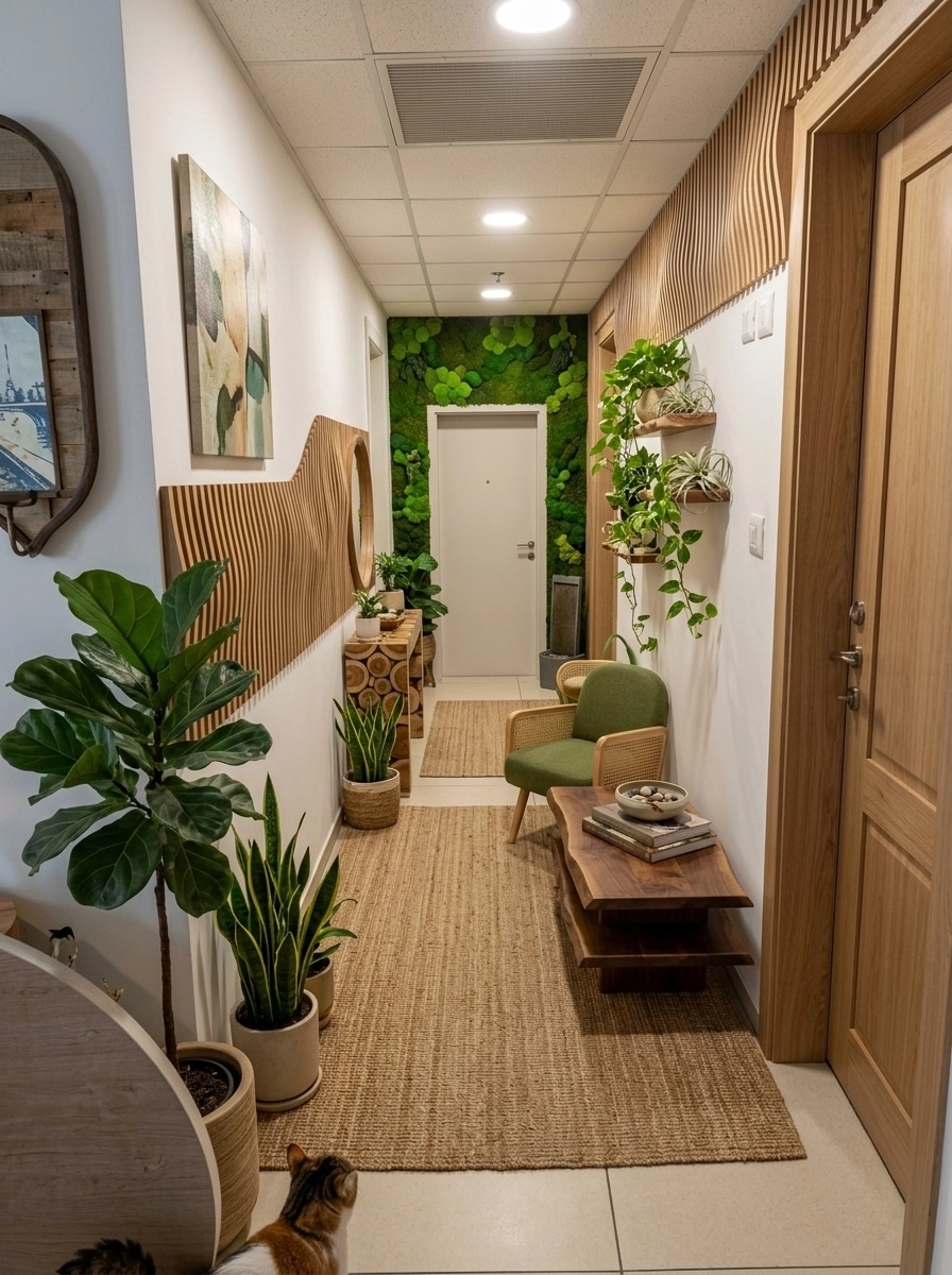 Interior design in Biophilic style — Living Room by GenRoom AI