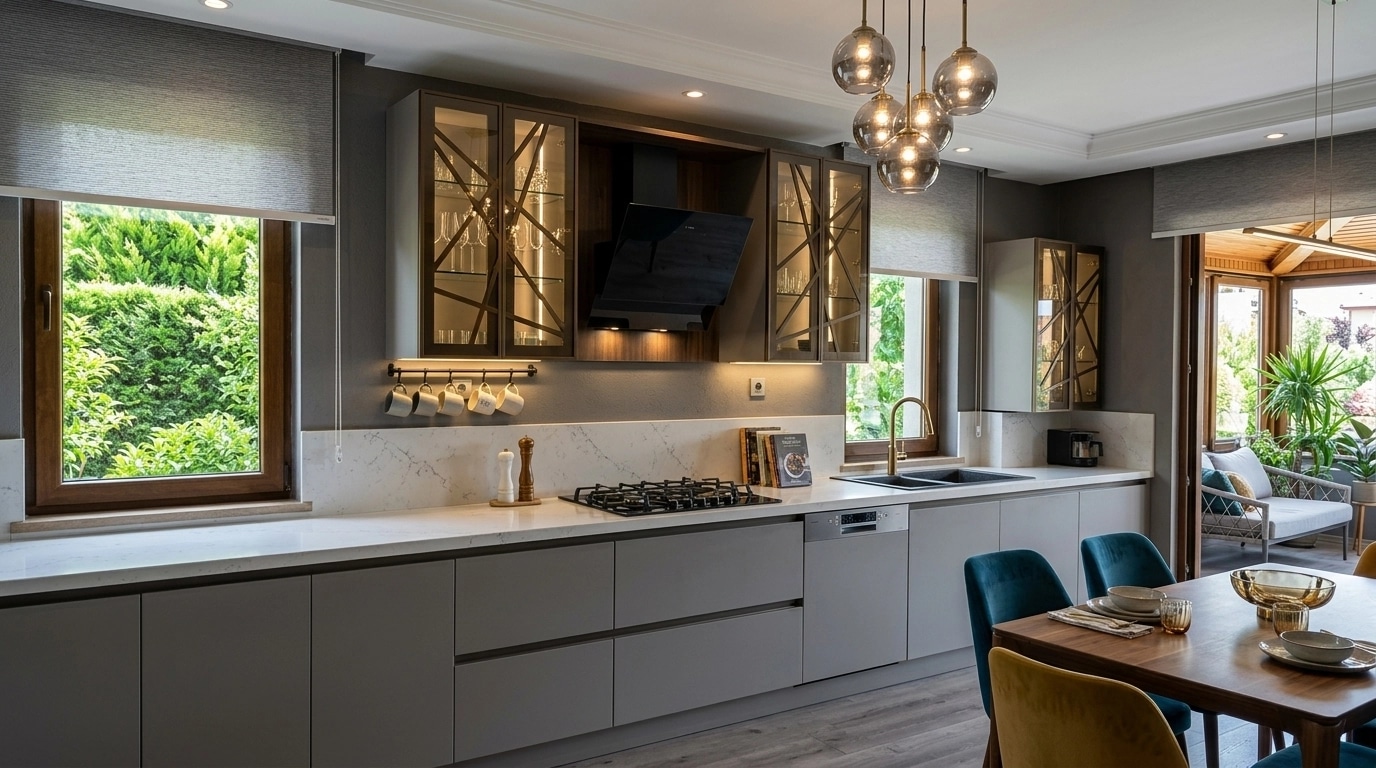 Kitchen interior in Contemporary style — photo by GenRoom AI