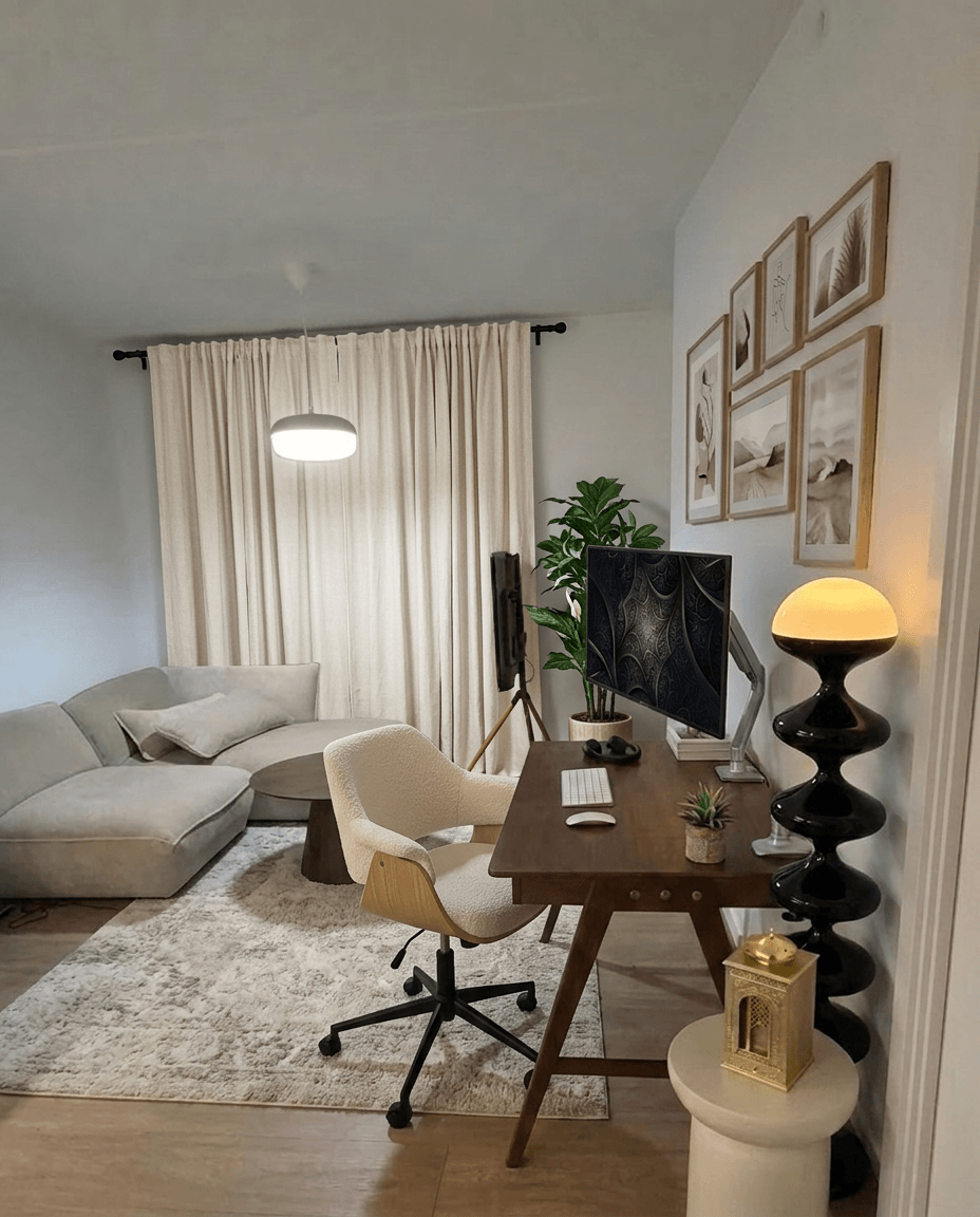 Interior design in Scandinavian style — Living Room by GenRoom AI