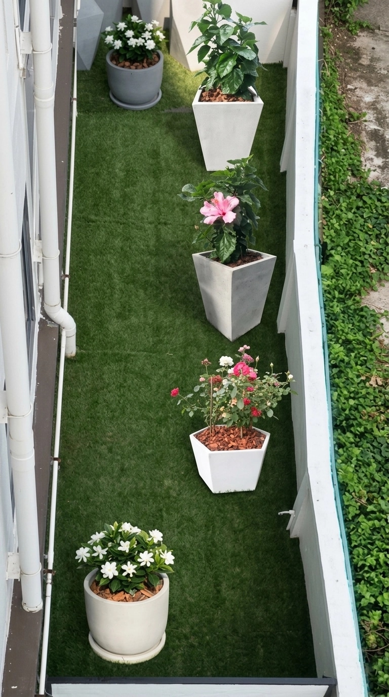 Landscape design in Minimalist Yard style — Yard by GenRoom AI
