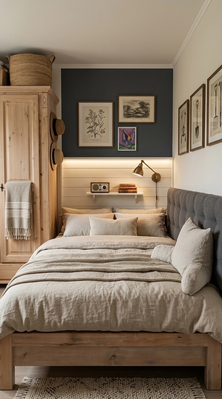 Interior design in Modern Farmhouse style — Bedroom by GenRoom AI