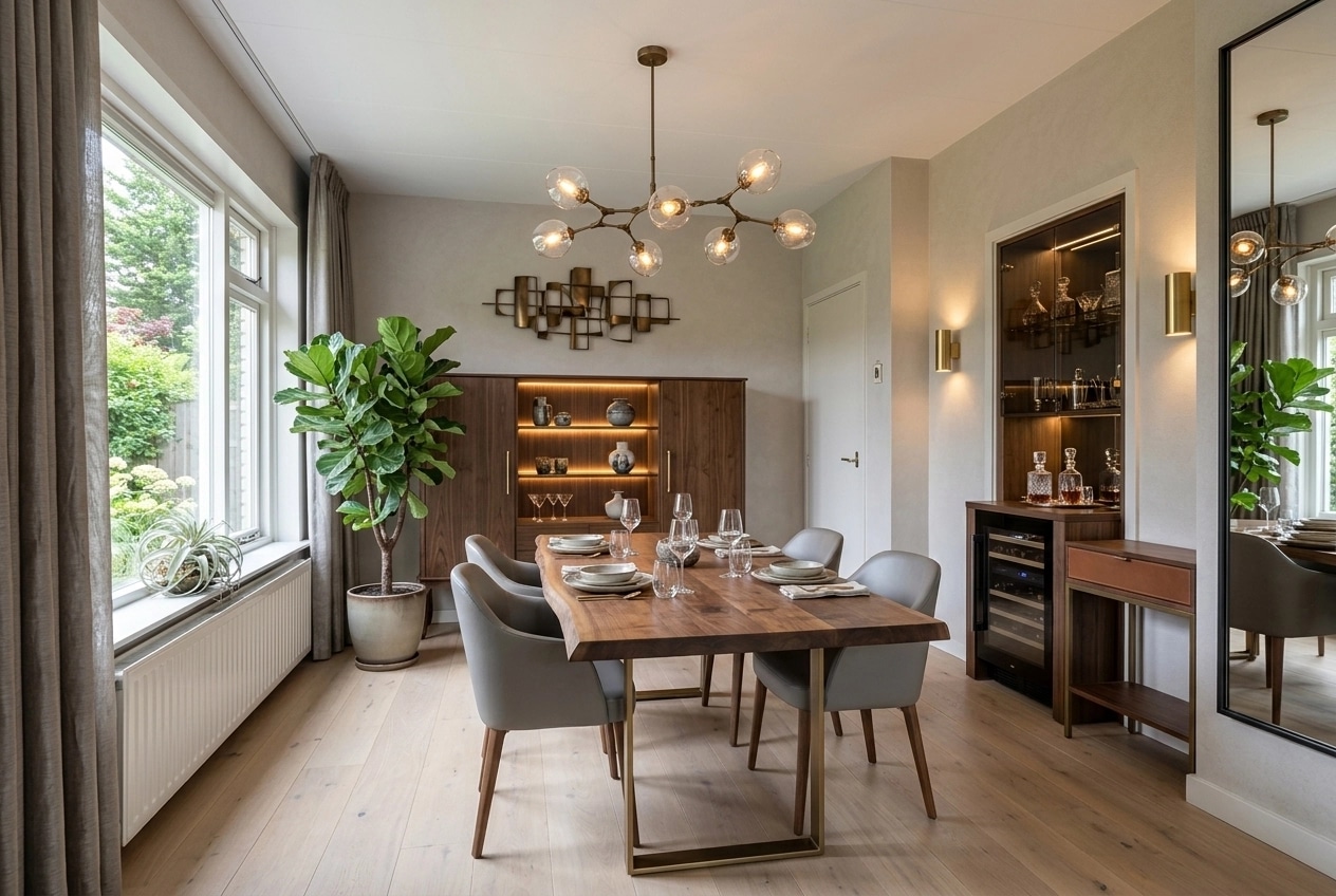 Interior design in Contemporary style — dining_room by GenRoom AI