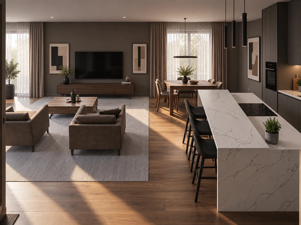 Interior design in Contemporary style — Living Room by GenRoom AI