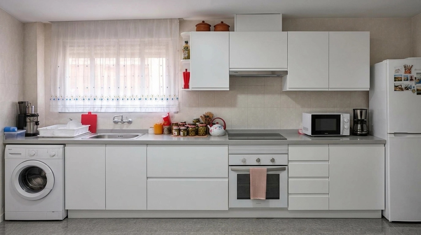 Kitchen interior in no_style style — photo by GenRoom AI