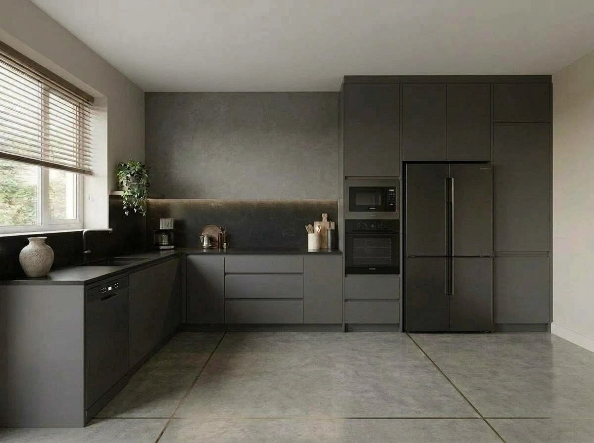Kitchen interior in Contemporary style — photo by GenRoom AI