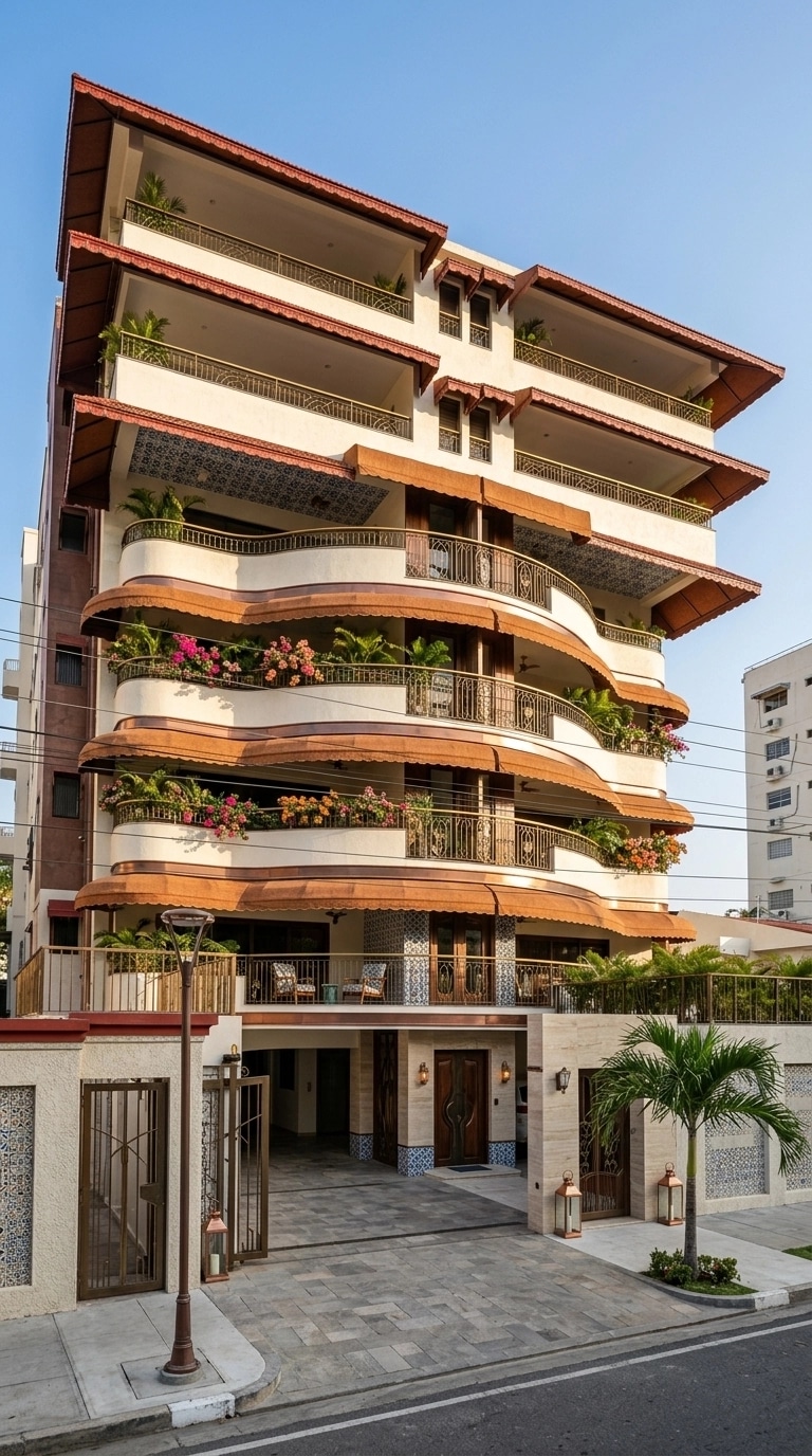 Facade design in Eclectic Facade style — Facade by GenRoom AI