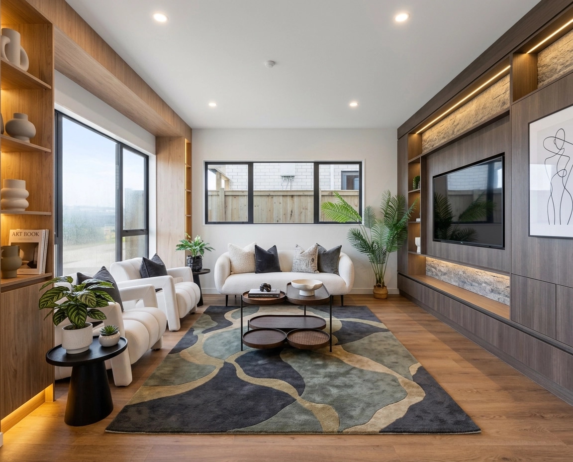 Interior design in Contemporary style — Living Room by GenRoom AI