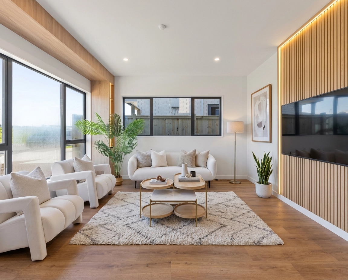 Scandinavian Living Room design — interior photo by GenRoom AI
