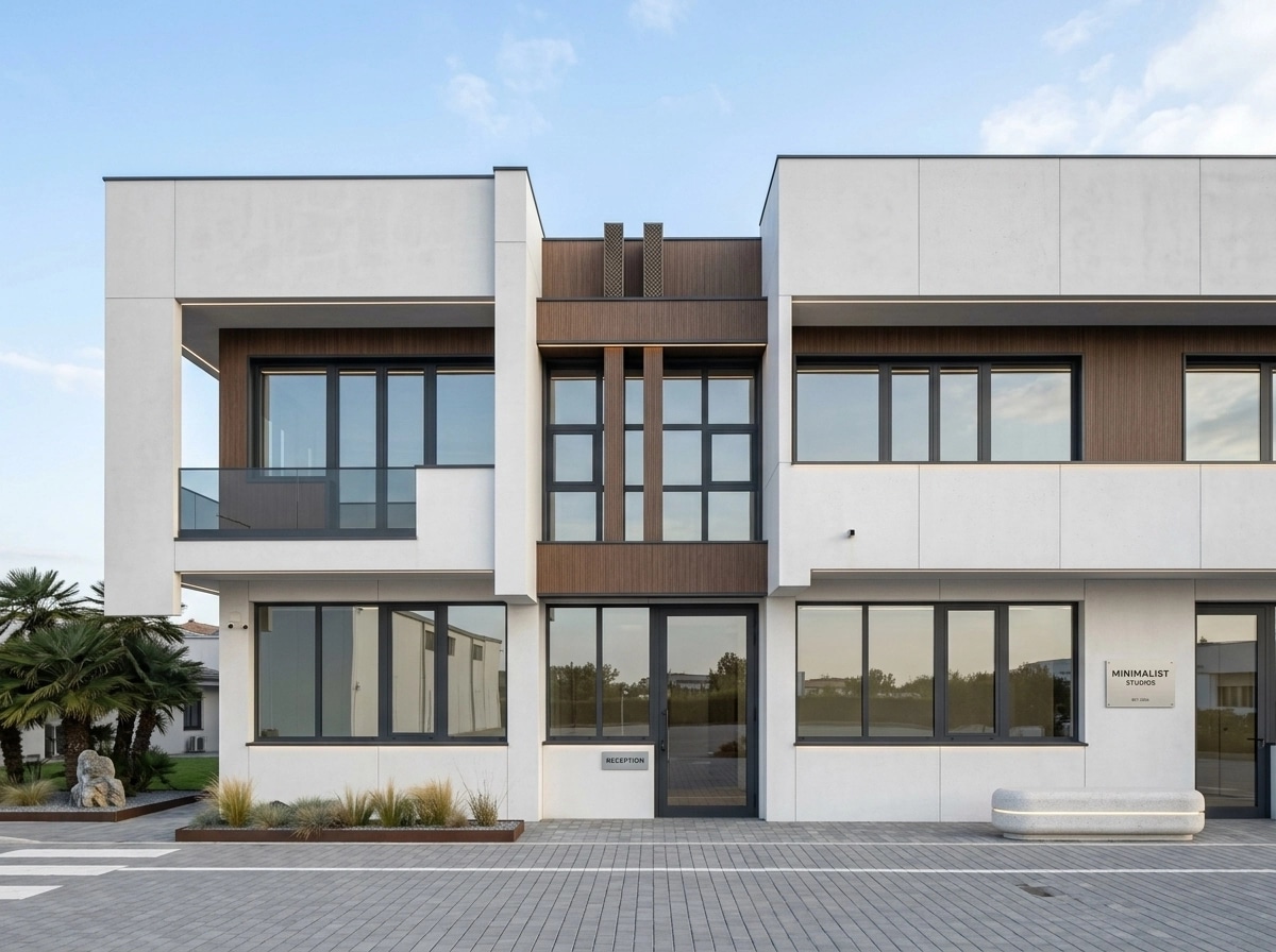 Minimalist Facade Facade design — facade photo by GenRoom AI