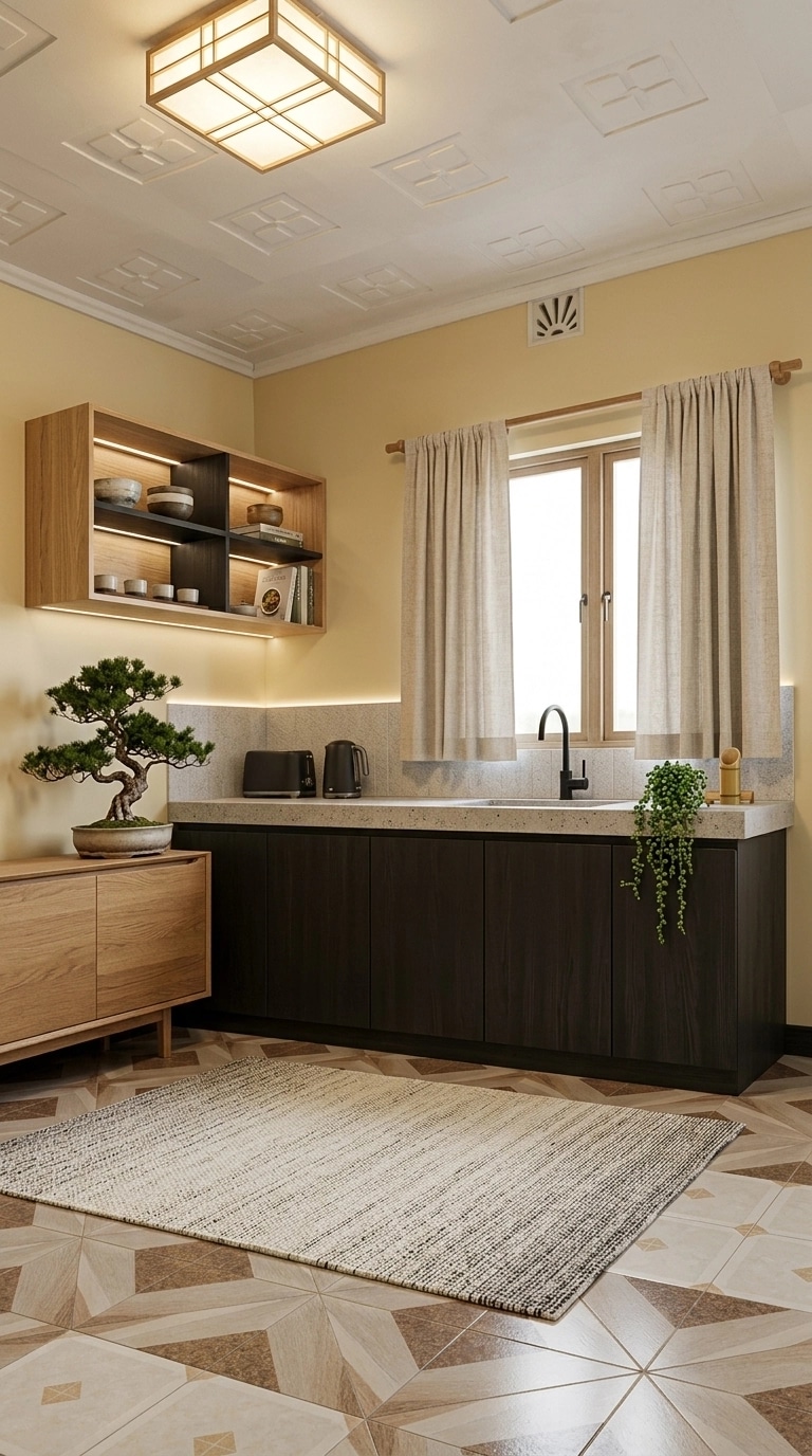 Interior design in Japandi style — Kitchen by GenRoom AI