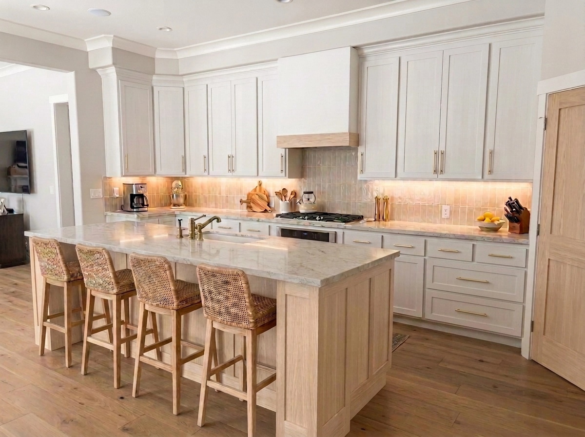 Modern Farmhouse Dapur design — interior photo by GenRoom AI