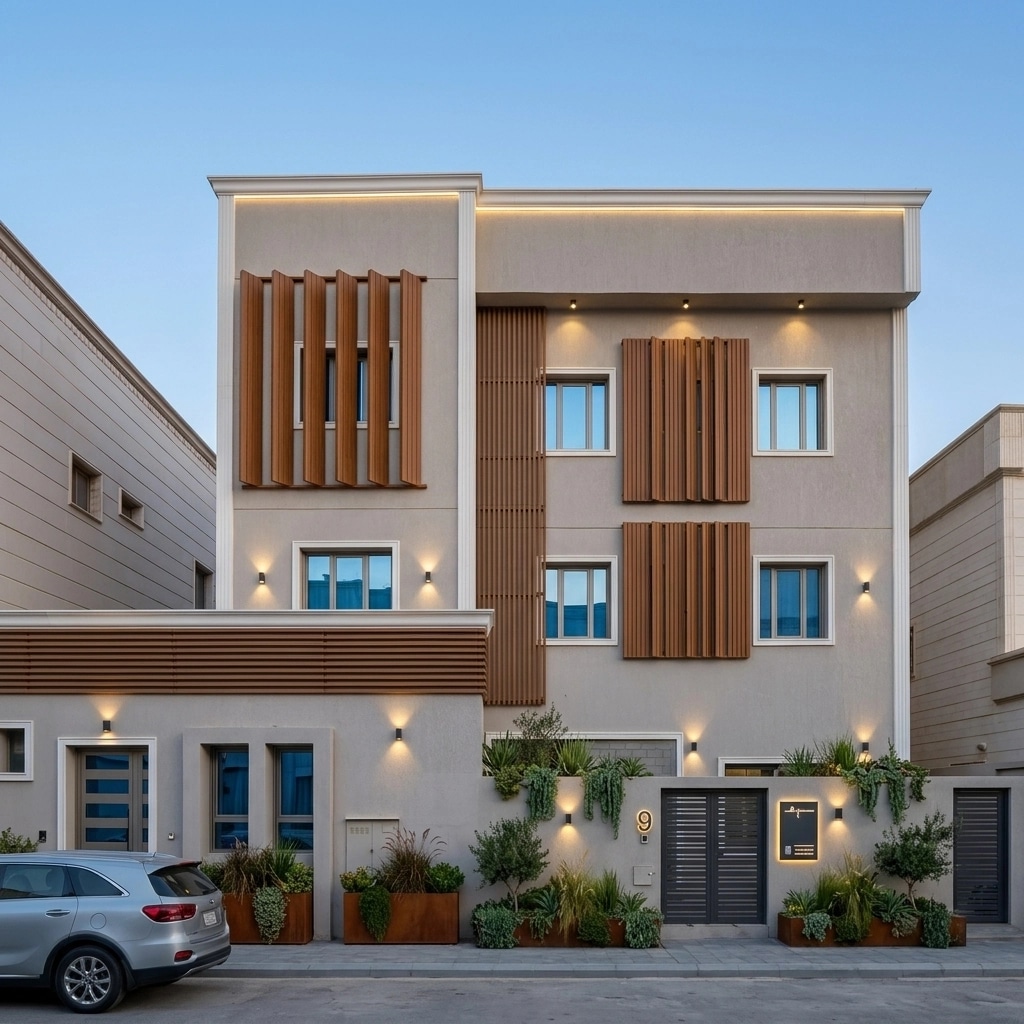 Contemporary Facade Facade design — facade photo by GenRoom AI