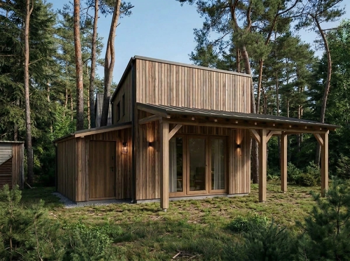 Facade design in Barnhouse Facade style — Facade by GenRoom AI