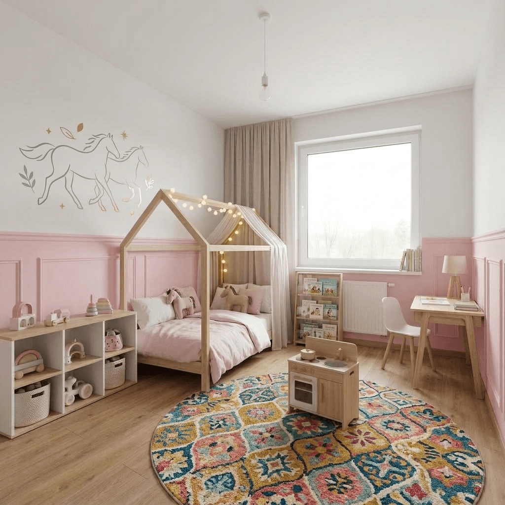 Scandinavian Kids Room design — interior photo by GenRoom AI