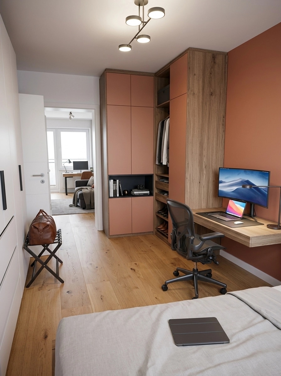 Office interior in Contemporary style — photo by GenRoom AI