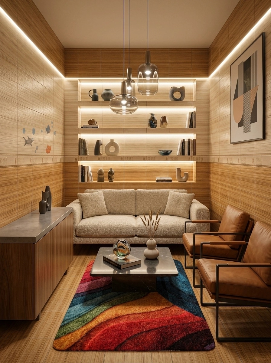 Interior design in Contemporary style — Living Room by GenRoom AI