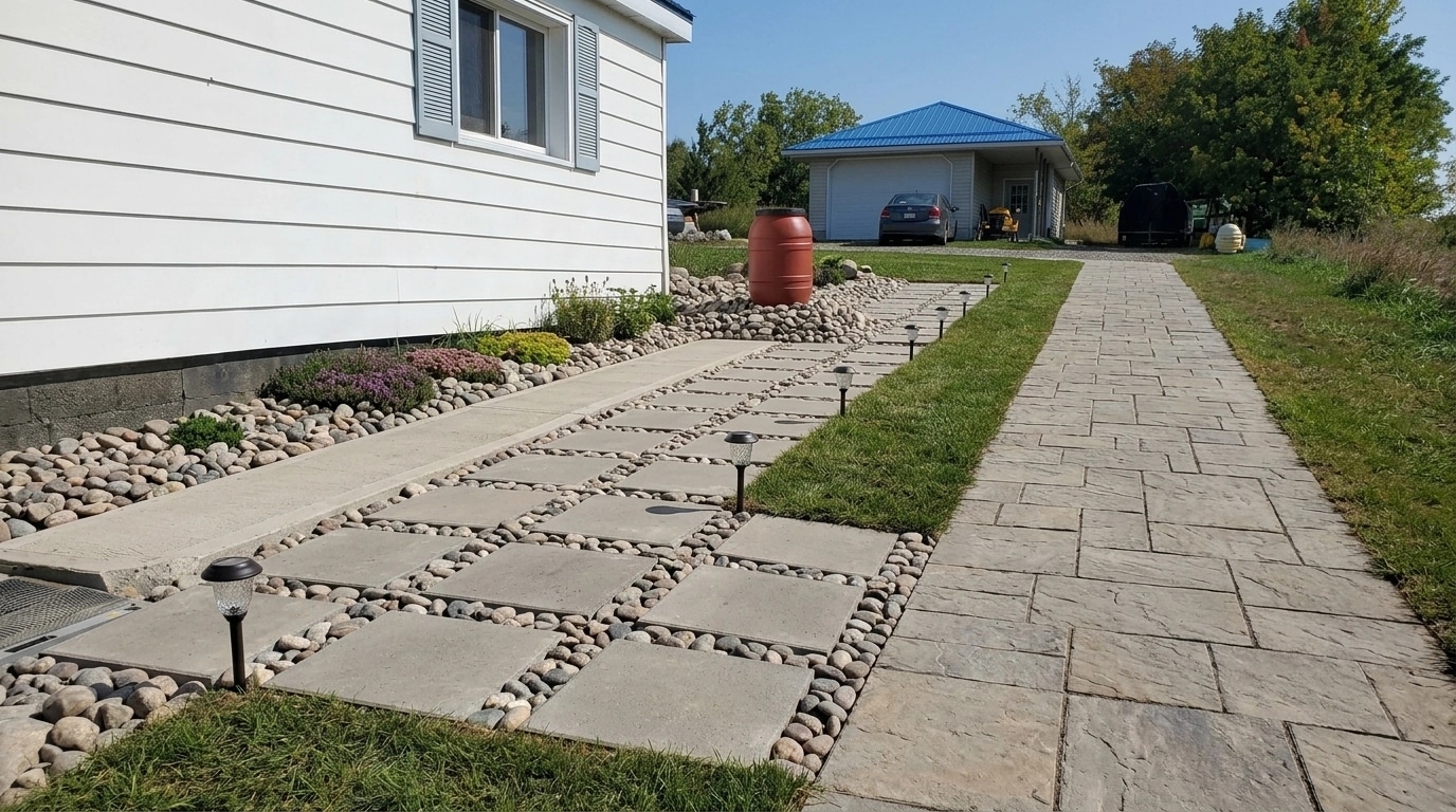 Yard design in no_style style — photo by GenRoom AI