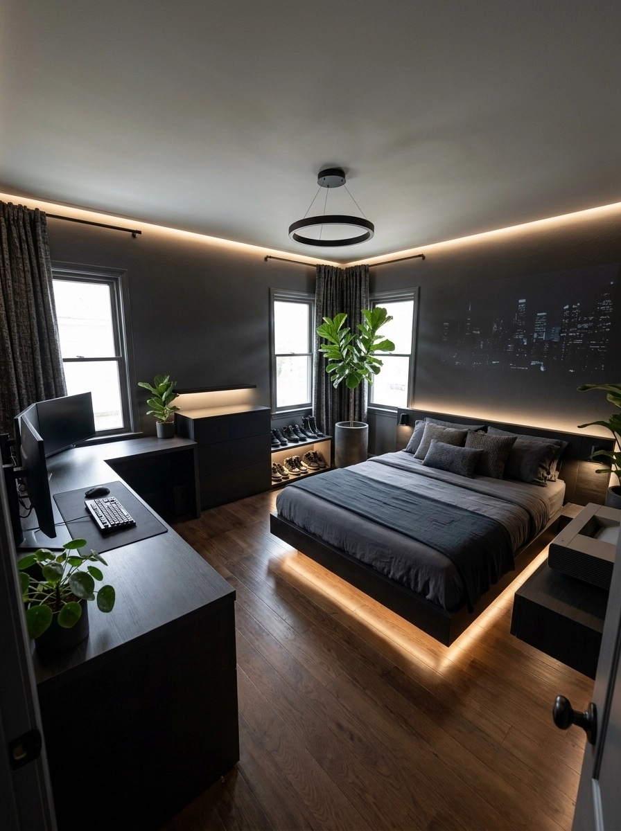 Minimalism Bedroom design — interior photo by GenRoom AI