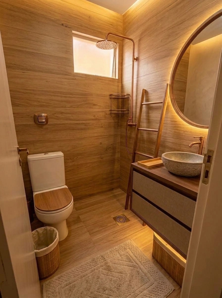 Bathroom interior in no_style style — photo by GenRoom AI