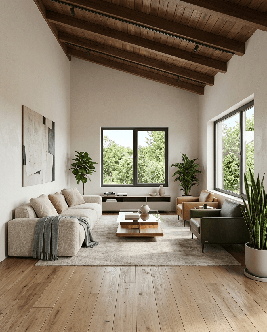 Interior design in Contemporary style — Living Room by GenRoom AI