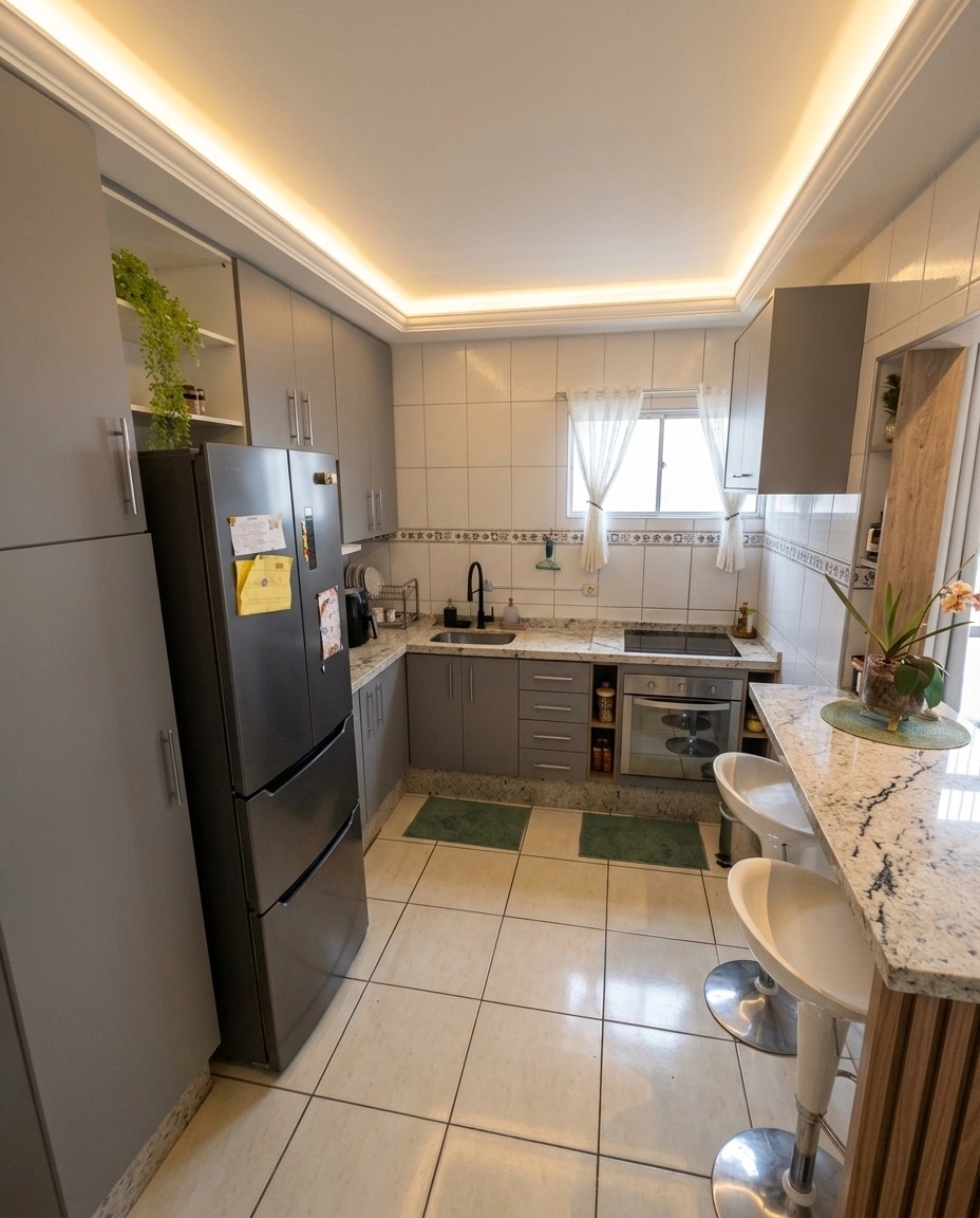 Kitchen interior in no_style style — photo by GenRoom AI