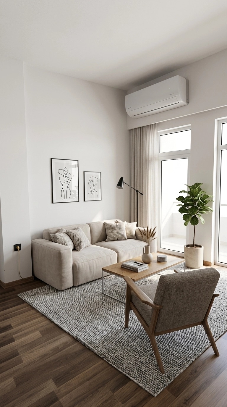 Scandinavian Living Room design — interior photo by GenRoom AI