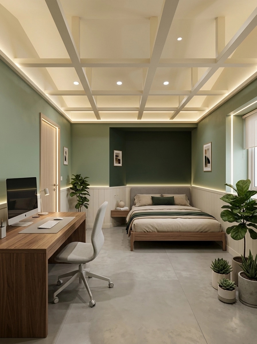 Minimalism Bedroom design — interior photo by GenRoom AI