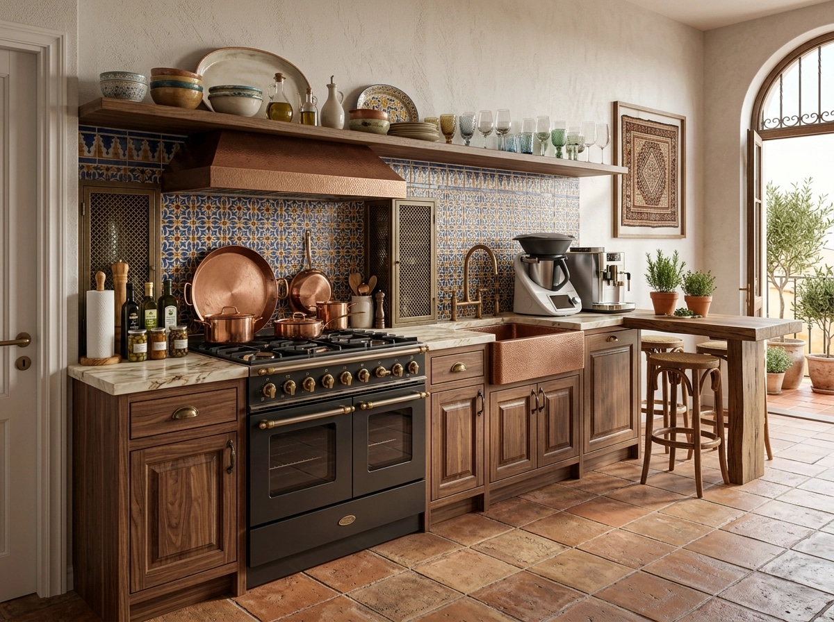 Interior design in Mediterranean style — Kitchen by GenRoom AI