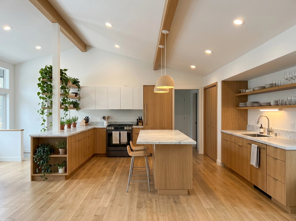 Kitchen interior in no_style style — photo by GenRoom AI