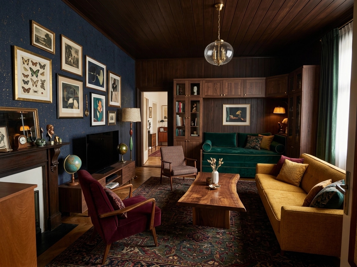 Interior design in Eclectic style — Living Room by GenRoom AI