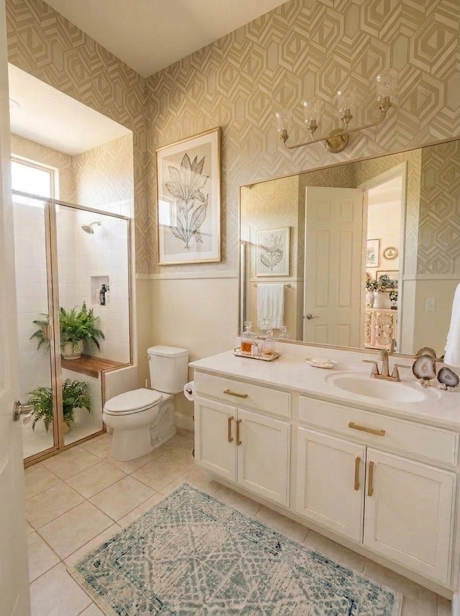 Bathroom interior in no_style style — photo by GenRoom AI