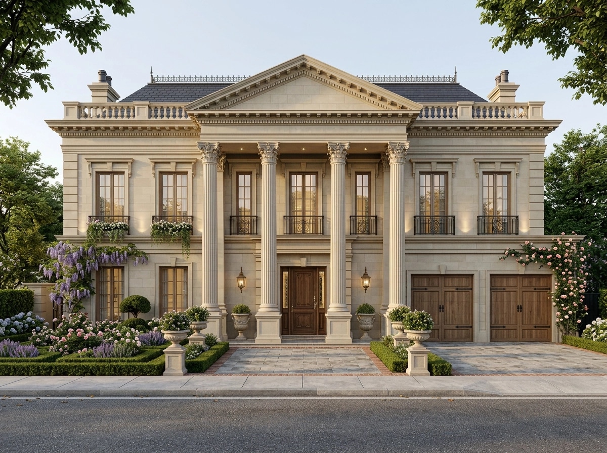Facade design in Neoclassic Facade style — Facade by GenRoom AI