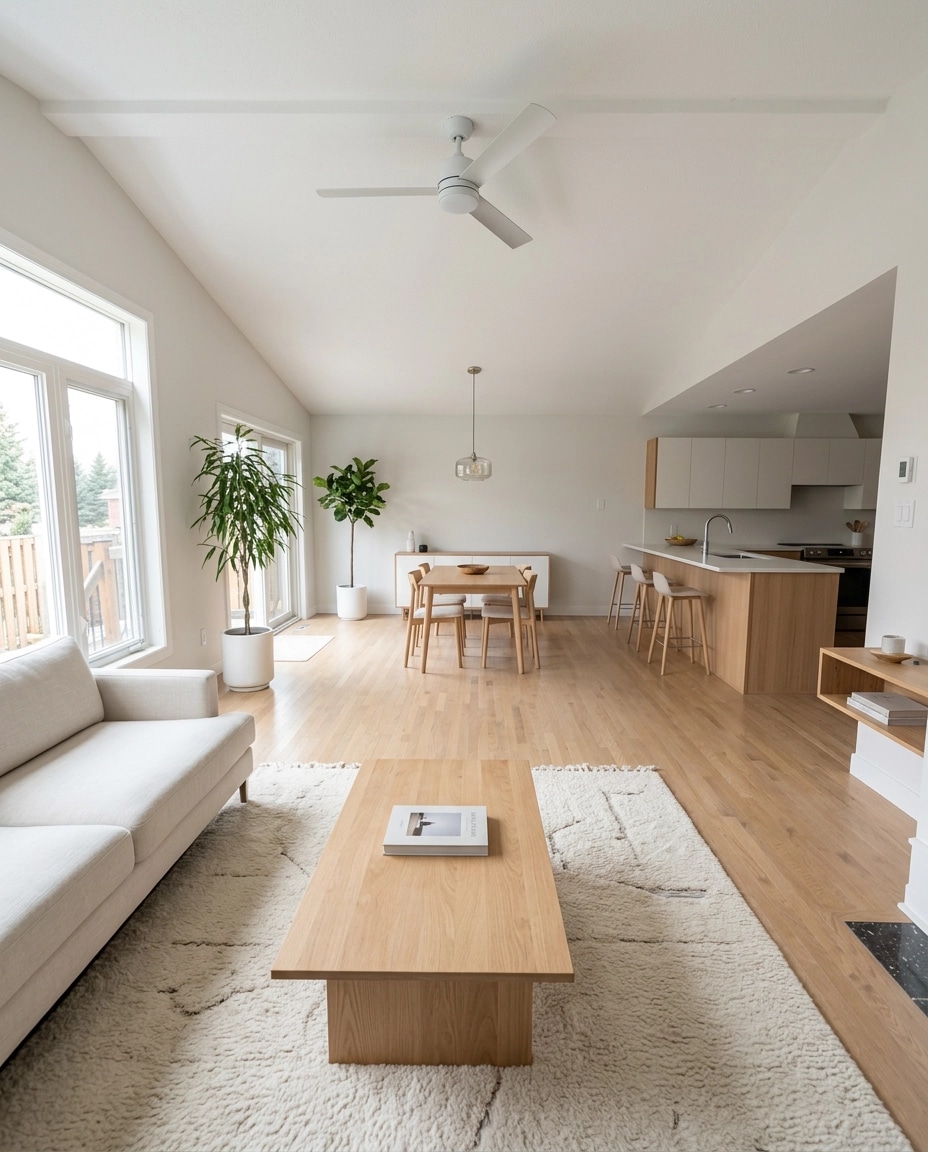 Interior design in Minimalism style — Living Room by GenRoom AI