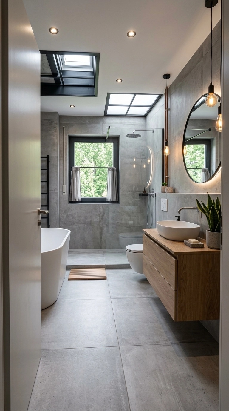 Bathroom interior in no_style style — photo by GenRoom AI