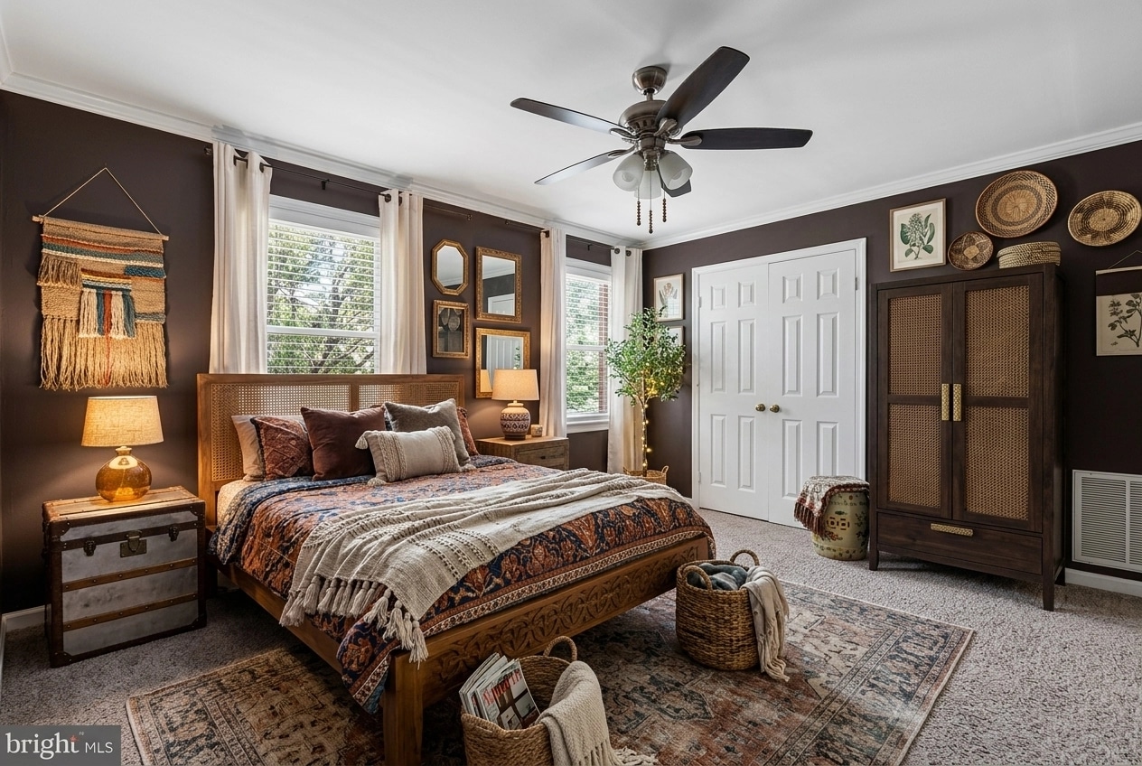 Bohemian Bedroom design — interior photo by GenRoom AI