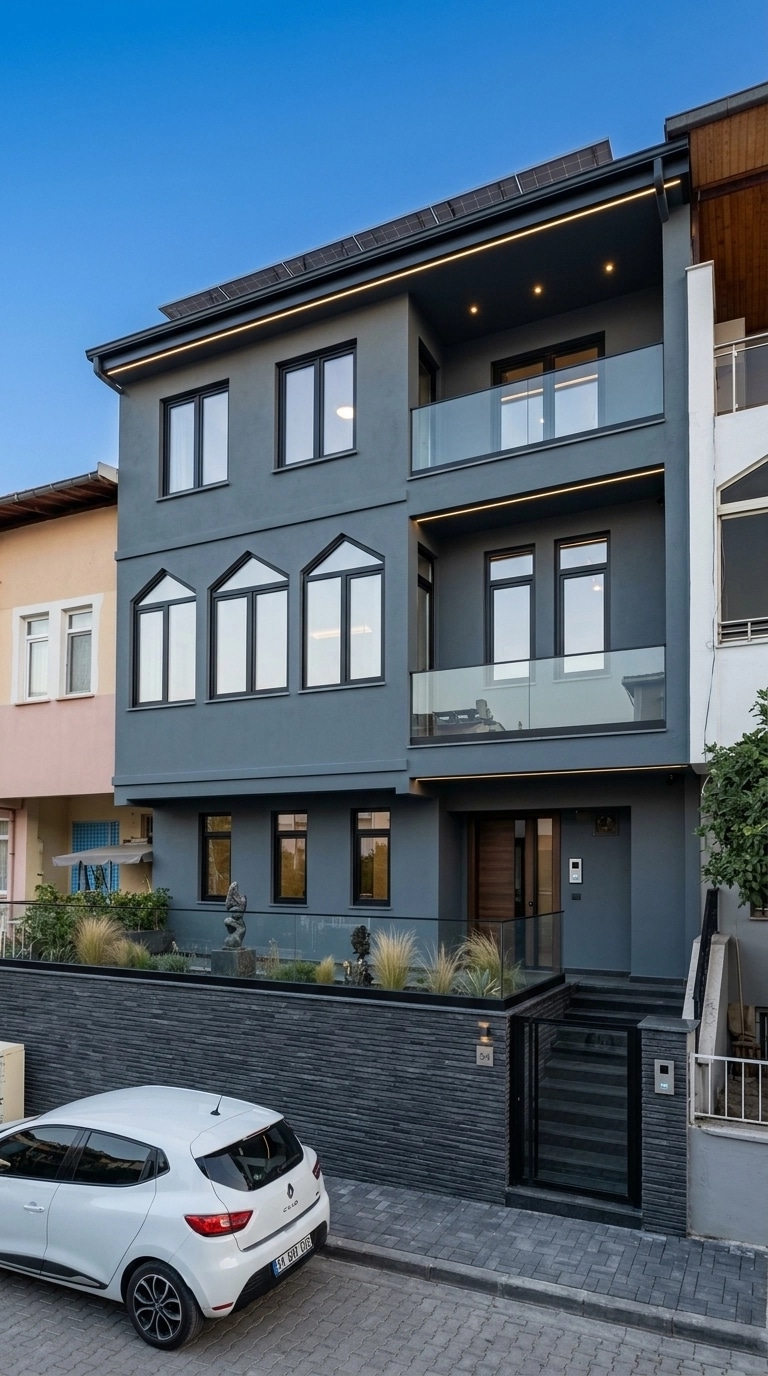Contemporary Facade Facade design — facade photo by GenRoom AI