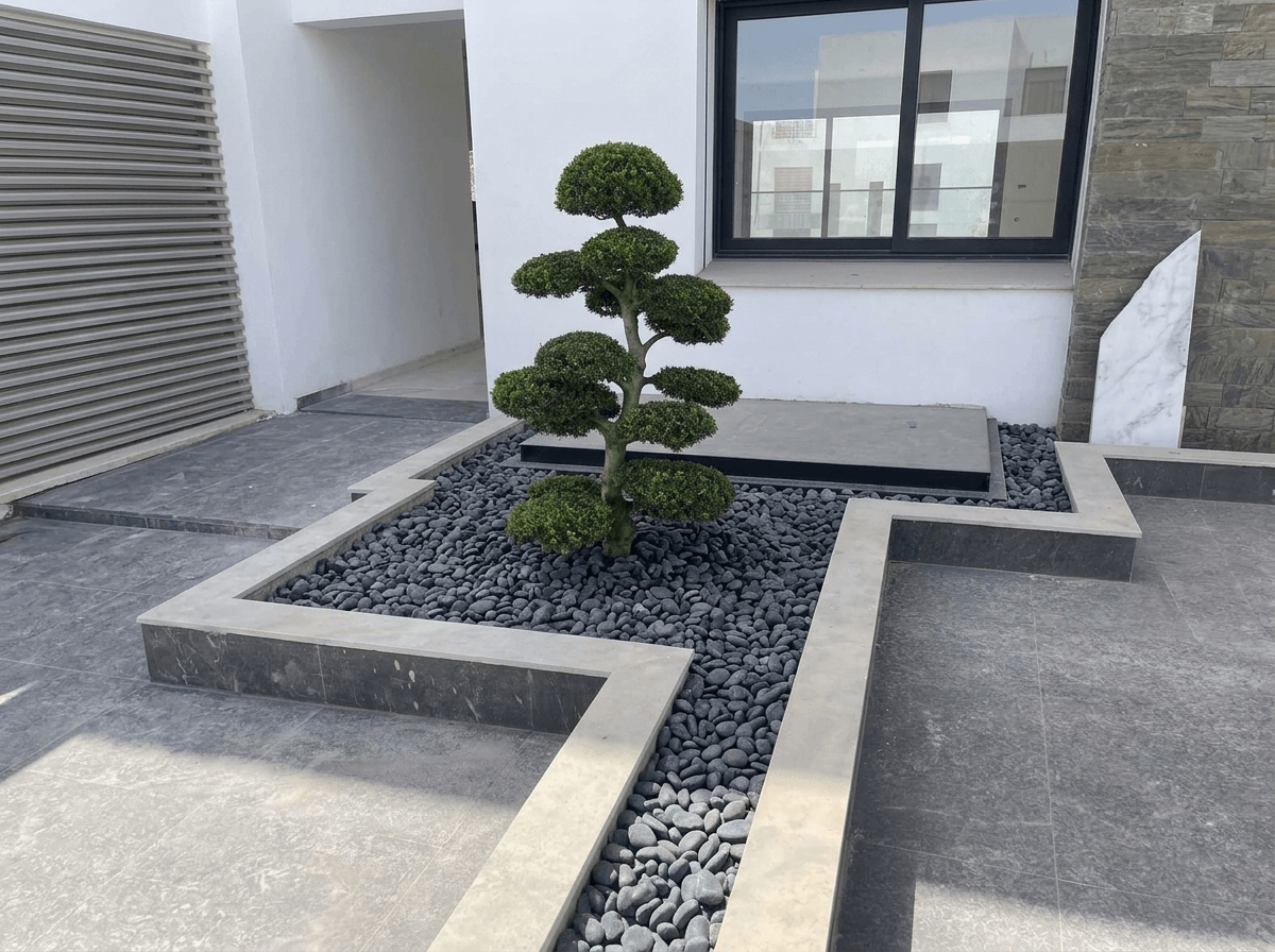 Yard design in no_style style — photo by GenRoom AI