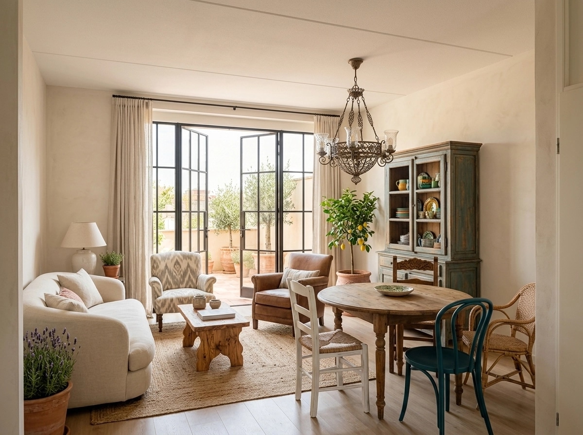 Interior design in Mediterranean style — Living Room by GenRoom AI