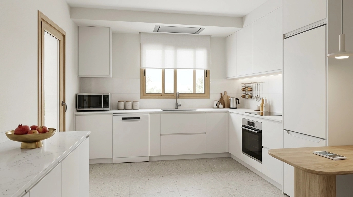 Interior design in Scandinavian style — Kitchen by GenRoom AI