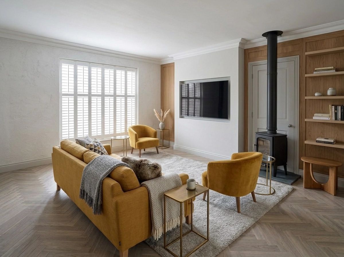 Scandinavian Living Room design — interior photo by GenRoom AI